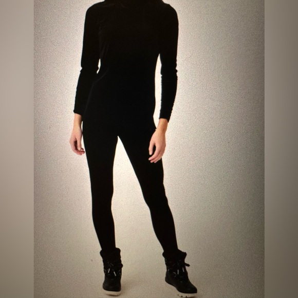 Sno Skins Black Velvet Leggings Women’s M - Picture 4 of 4